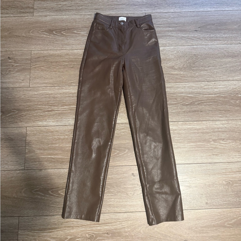 Aritzia Wilfred Brown Straight Leg Women Jeans